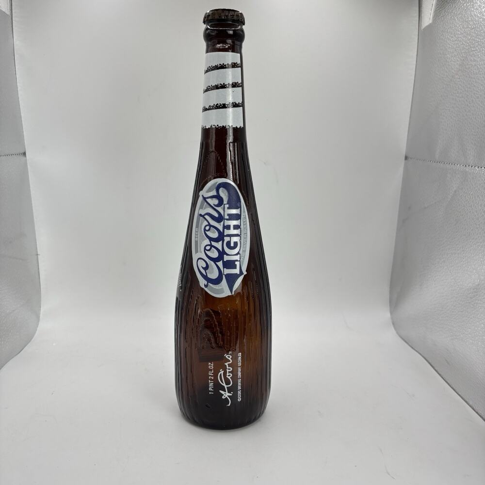 Vintage Coors Light Limited Edition Baseball Bat Bottle Empty 1 Pint 2 FL. OZ.